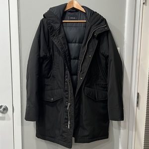 Everlane ReNew Long Parka Black